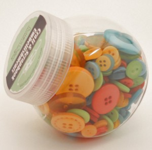 JB117 Citrus Button Jar