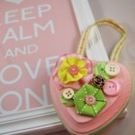 Haberdashery Button Heart by Laura Bray