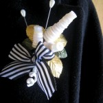 Handmade Button Boutonniere
