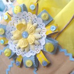 Make a DIY Gift bag rosettes…