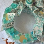 Make an Aqua & White Holiday Wreath