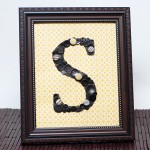 Once your piece has fully dried, place in a frame and you are ready to enjoy your brand new PERSONALIZED home decor!!!