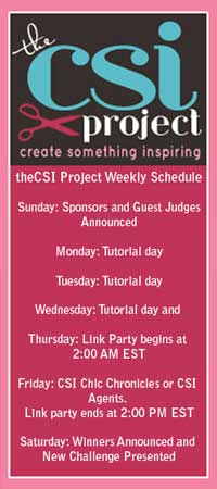 CSI Project Schedule buttons