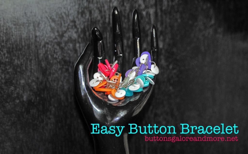 Easy Button Bracelet Tutorial by Allie Gower