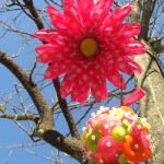 FIFTEEN minute FRIDAY -styrofoam button ornament