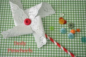 Doily Pinwheels Beauty Shop