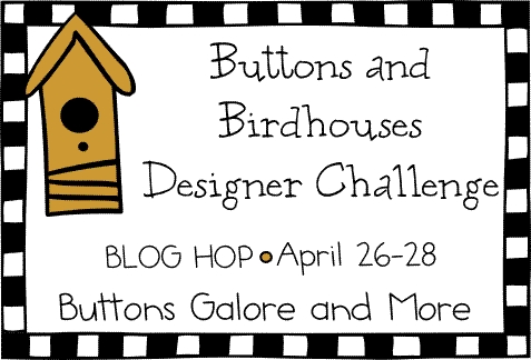 Buttons Birdhouse Blog Party