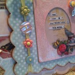 Create a Springtime Flutterbug Medley Wall Plaque paper craft with buttons