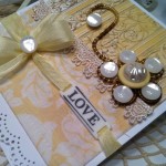 Ivory Pearl Haberdashery Wedding Favor Sachet