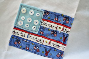 Sew a Fourth of July BBQ Apron with Buttons Galore and More||by Laura Bray