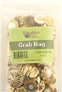Fancy Gold Grab Bag Buttons