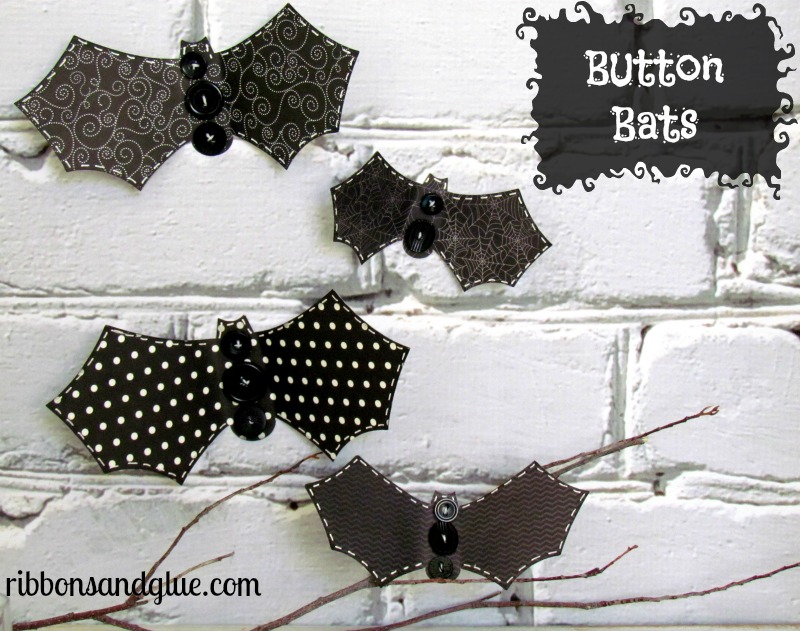 Halloween Button Bats