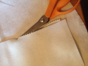 Cutting out the felt for the pillow wrapillow wrap (1024x768) - Copy