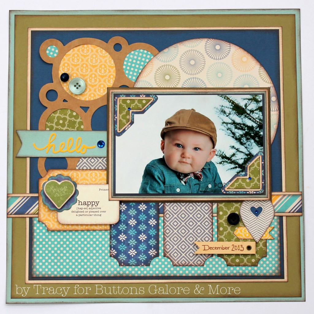 Hello Scrapbook Layout