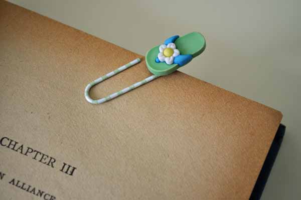 Flip Flop Bookmark Close-Up