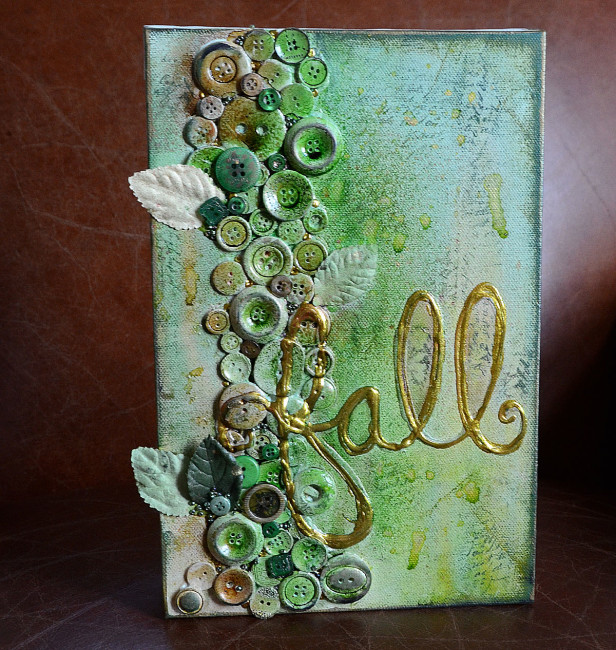 Fall Canvas by May Flaum for Buttons Galore 