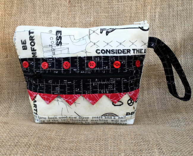 Zippered Notions Bag