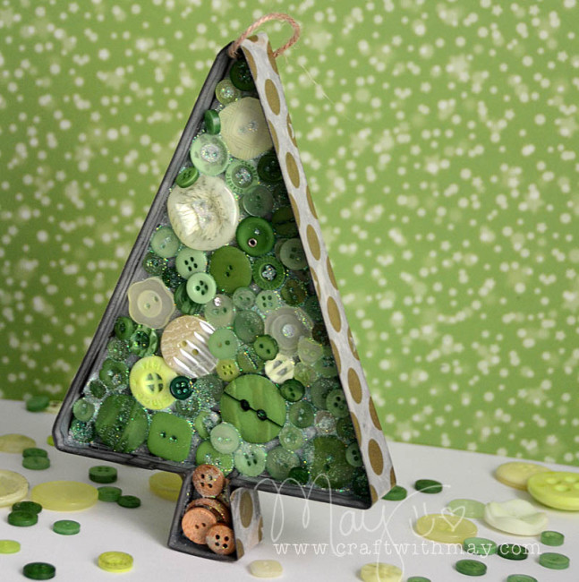 Christmas Tree Ornament by May Flaum for Buttons Galore