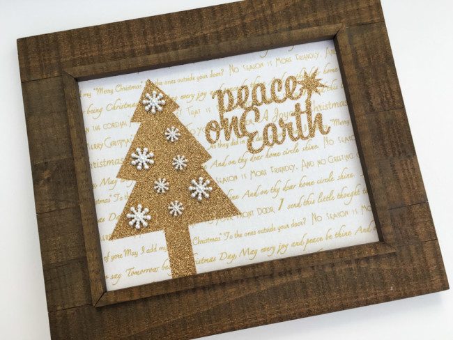 Christmas photo frame