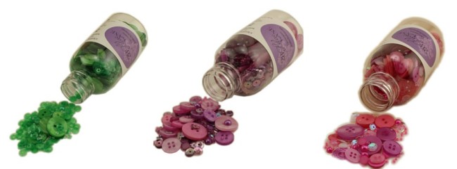 28 Lilac Lane embellishment jars from Buttons Galore