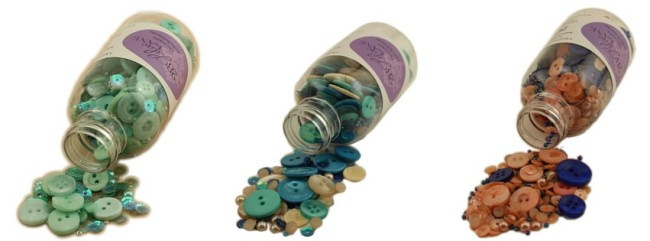 28 Lilac Lane embellishment jars from Buttons Galore