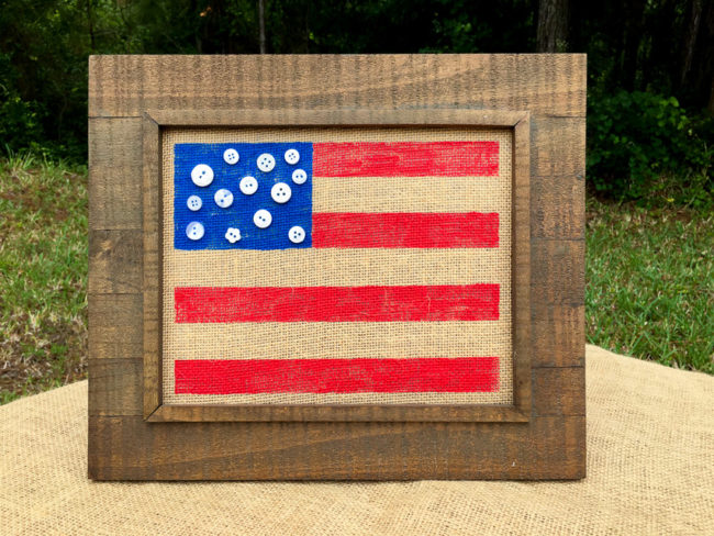 Rustic Flag Frame