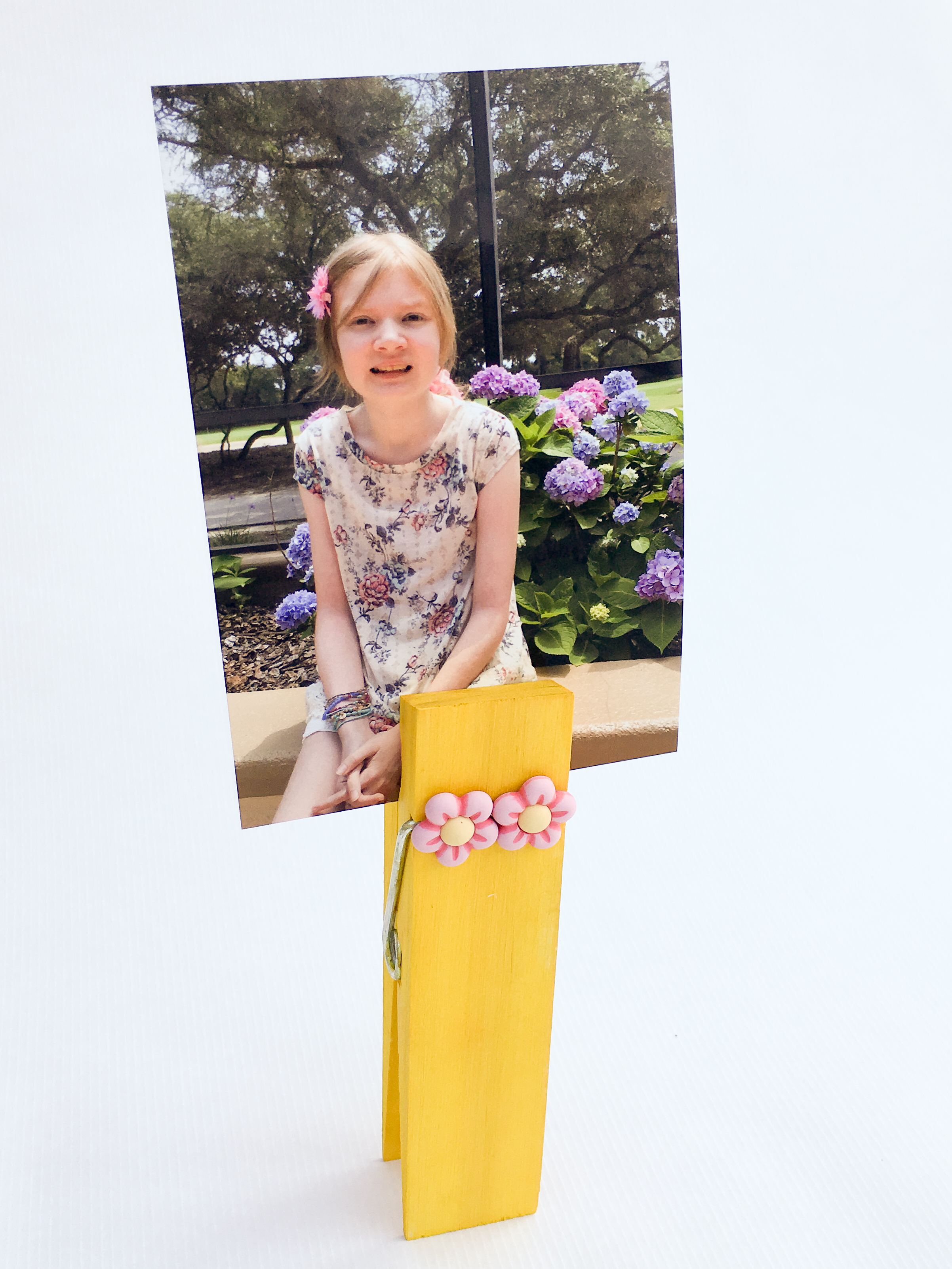 Giant Clothes Pin Photo Holder