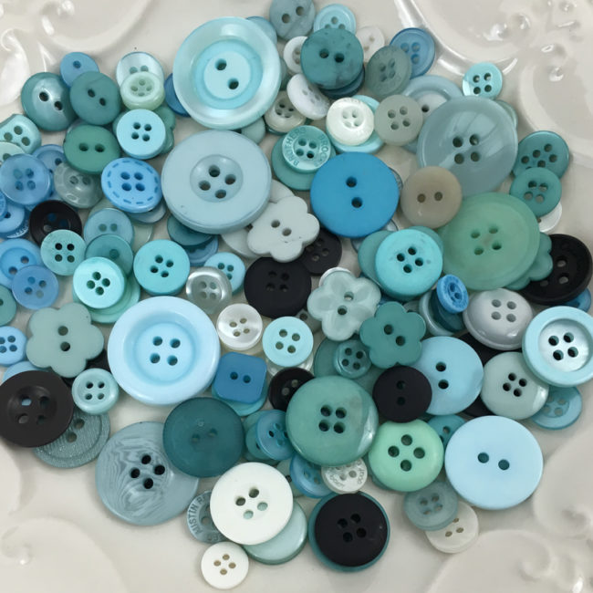 Winter Flurries Button Basics by Buttons Galore