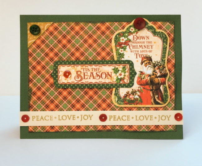 Christmas cards with buttons