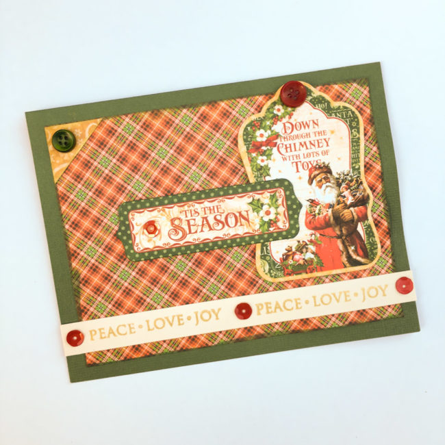 Christmas cards with buttons