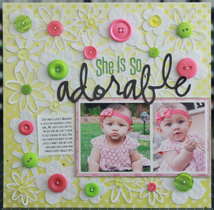 Make an Adorable Layout with Guest Laura Vegas!