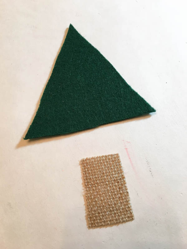 Felt Christmas Tree Ornament assembly