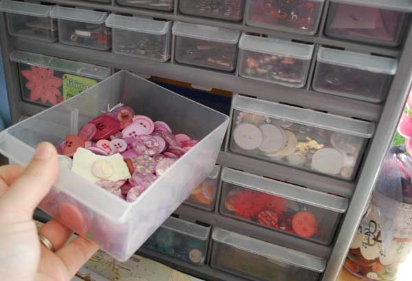 5 easy & affordable button storage ideas for crafters