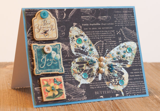 Moore Crystal Epoxy Resin Butterfly Stickers for Scrapbook and