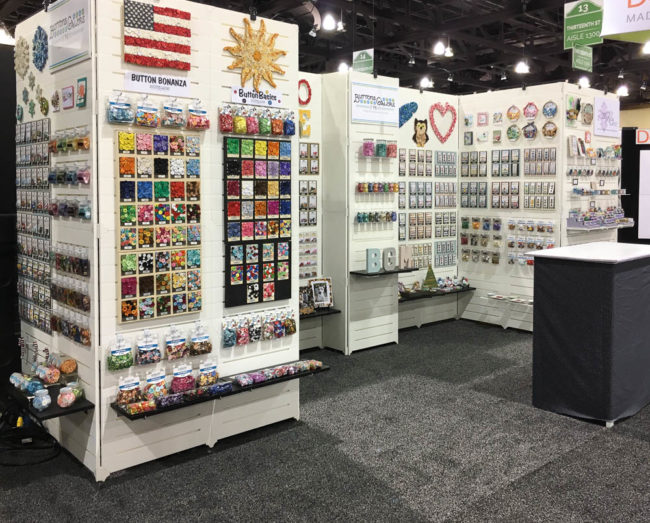 Buttons Galore Creativation 2017 booth