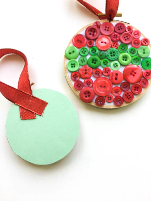 Easy Button Christmas Ornaments