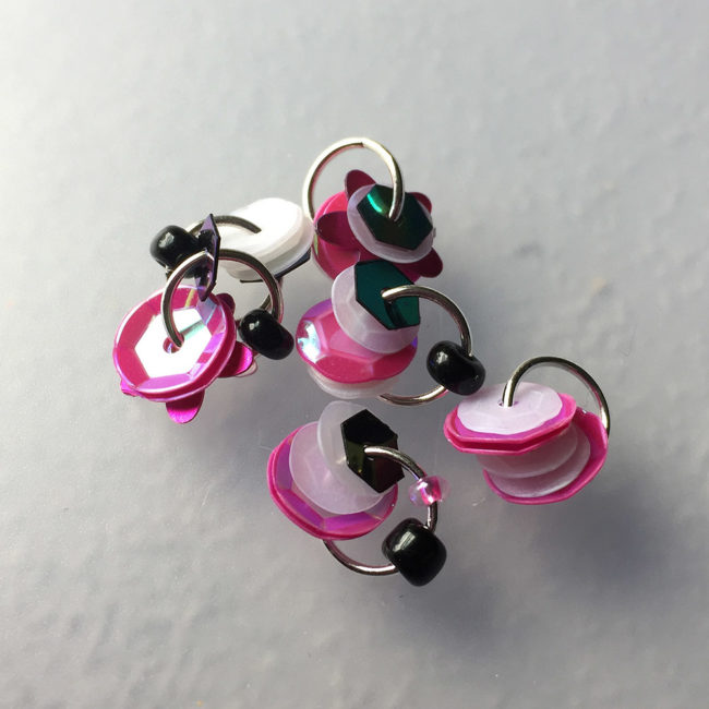 Beaded Memory Wire Bracelet and Earrings - Carla Schauer Designs