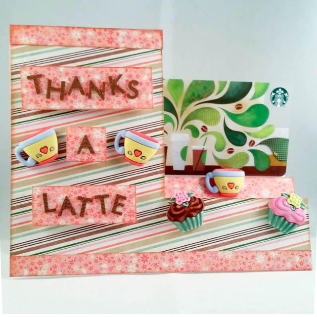 coffee gift card holder