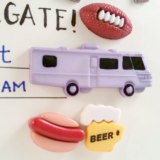 DIY tailgate party invitation