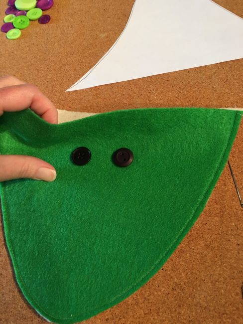 Glitzy Christmas Green Acrylic Felt yardage! TaDaa! Studio