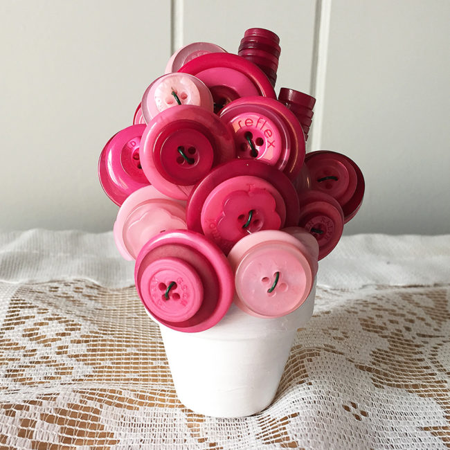 button bouquet