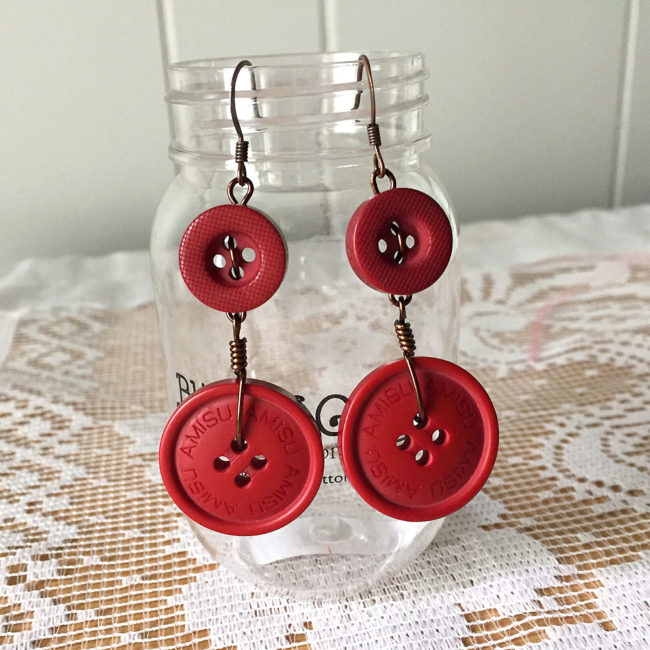 DIY dangle earrings