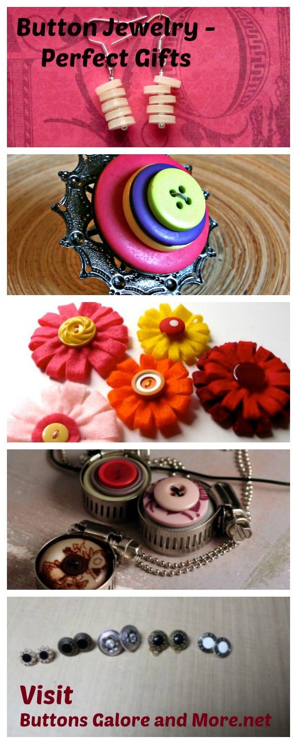 Button Jewelry - Perfect Gifts